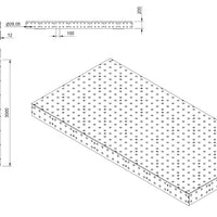 BPT Model XL — 3000 × 1500 × 200mm Precision Welding Table – BPT Model XL welding table, view 5