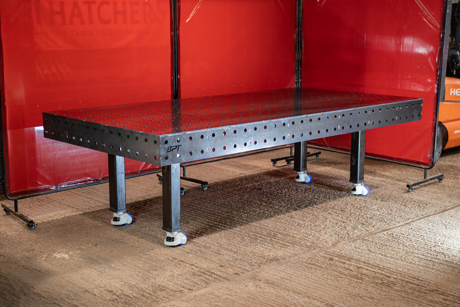 BPT Model XL precision welding table 3000×1500mm – 12mm S275 steel, UK made