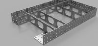 Model S - 1200mm x 800mm x 150mm – BPT Model S welding table, view 4